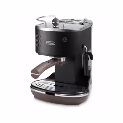 Machine a expresso Icona Vintage DeLonghi ECOV311BK avec nouveau porte filtre Crema. 2 en 1 : utilisez du café espresso moulu ...