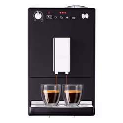 Melitta Caffeo Solo machines à expresso automatiques Argent - Noire E950-103, Machine à expresso, 1,2 L, Café en grains, Broy ...