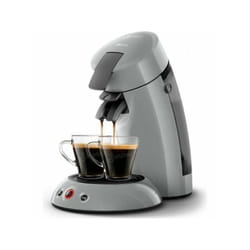 Philips - Machine a Cafe dosette senseo original HD6553/71, Booster d'arômes, Crema Plus (mousse plus dense), 1 a 2 tasses, Gris