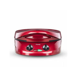 Hkoenig - Four Appareil a tarte express TRT180 - a Pizza - Multicuiseur Multifonction - Température jusqu'a 210°C - Rouge - 18