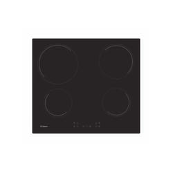 Candy - Plaque de Cuisson - Vitroceramique CH64CCB - 4 foyers - l 56 x p 49 cm - Revetement verre noir