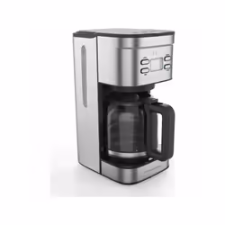 La cafetiere filtre programmable Continental Edison Inox a une capacité de 1,5L (10 a 12 tasses) et une puissance de 900W. El ...