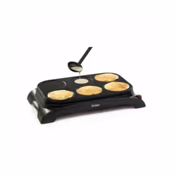 Crepiere Electrique  DOMO Family Crepes - DO8709P - 6 personnes - Revetement Antiadhésif - 1000W