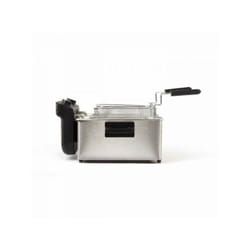 Friteuse Electrique  double LIVOO DOC217 - 2 x 3 L - Inox 3300W - Noir + Gris