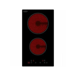 Plaque de Cuisson - Vitroceramique OCEANIC - 2 foyers - 2900W - commandes sensitives