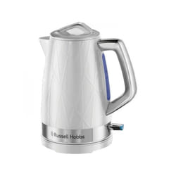 Russell Hobbs - Bouilloire Electrique Structure Blanc - 2400 w - 1.7 l - Zones d'ébullition rapide - Économie d'énergie - Éclairage l