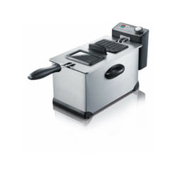 Severin - Friteuse Electrique FR2431 - Capacité 3L - Jusqu'a 190°C - Thermostat réglable - 2000W