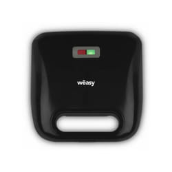 Weasy - Appareil - Machine a Croque Monsieur Appareil a 4 en 1 JOY600 - 4 plaques interchangeables - Revetement anti-adhésif - 750W