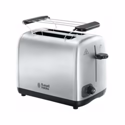 Le grille-pain RUSSELL HOBBS Adventure en acier brossé offre une cuisson uniforme grâce a la technologie PerfectToast et un b ...