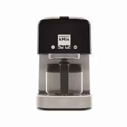 La cafetiere filtre kMix de KENWOOD est dotée d'une puissance de 1000 W et d'une verseuse en verre de 6 tasses (0.75L). Elle  ...