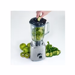 Le blender classique SEVERIN SM3710 est doté d'un récipient en verre amovible, d'une fonction pulse, d'un programme smoothie  ...