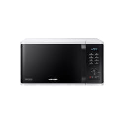 Micro-ondes solo 23L Samsung MS23K3555EW - Blanc - Contrôle électronique + bouton - Fonction maintien au chaud