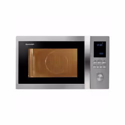 Grill Inox-32 L-1000 W-Grill 1100 W-Four 2500 W-Pose libre-Diametre plateau 31,5 cm-5 niveaux de puissance-10 programmes auto ...