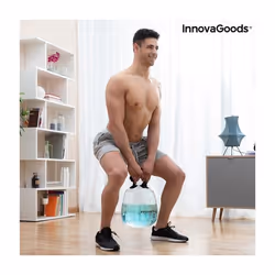 Kettlebell à Eau pour lEntraînement Physique avec Guide dExercice Fibell InnovaGoods
