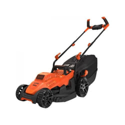 Black&decker - Tondeuse a Gazon black+decker Filaire 1400W Poignée bike BEMW461BH-QS 34 cm - 6 Hauteurs Réglables - Idéale pour 300 a 400m²
