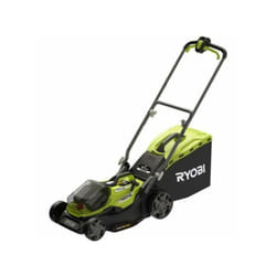 Tondeuse a Gazon Ryobi poussée 18V one+ - Brushless - ø coupe 37 cm - ramassage et mulching + batterie 5,0 Ah & chargeur - RY18LMX37