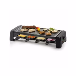 Profitez d'une soirée conviviale avec l'appareil a raclette DOMO DO9189G. Sa capacité de 8 personnes et son thermostat réglab ...