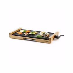 La plancha Bamboo 60cm de DOMO est un teppanyaki de qualité supérieure avec une puissance de 2200W et une finition en bois de ...