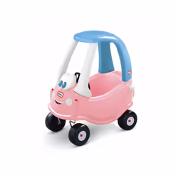 Offrez a votre petite fille le Trotteur et Porteur Cozy Coupe Princesse de LITTLE TIKES. Avec ses 4 roues rotatives a 360°, s ...