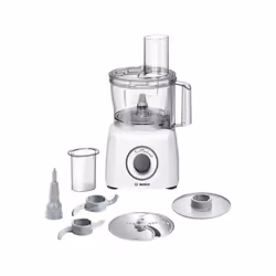 Robot multifonction compact - Puissance : 800W - 2 vitesses + Touche pulse - Bol mélangeur 2,3L avec couteau multifonction in ...