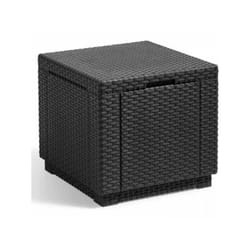 Keter Pouf de rangement Cube Graphite 213816 422801