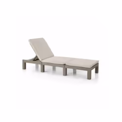 Transat Bain de soleil - Allibert by KETER - DAYTONA - en résine imitation rotin tressé - coussin - dossier réglable - cappuc ...