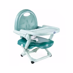 Le rehausseur de table Pocket Snack de CHICCO est ultra-compact, léger et facile a transporter grâce a sa poignée intégrée. S ...