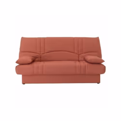 Cette banquette clic clac 3 places de la marque DREAM est en tissu Terracotta, de style contemporain. Elle mesure L 190 x P 9 ...