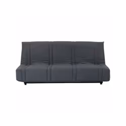 Découvrez la banquette clic clac 3 places LENA en tissu anthracite au style contemporain. Pratique pour les petits espaces, e ...