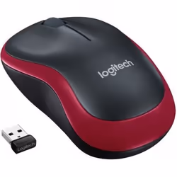 Souris sans fil - Logitech - M185 - Optique - Rouge
