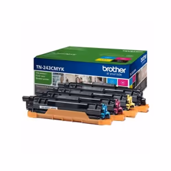 Le pack de cartouches de toner TN-243CMYK Brother originale contient 4 toners : cyan, magenta, jaune et noire. Chaque cartouc ...
