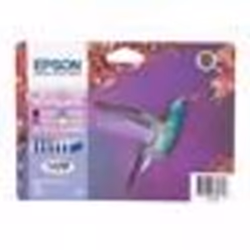 EPSON Multipack T0807 - Colibri - Noir, jaune, cyan, magenta, magenta clair, cyan clair (C13T08074011) - TU