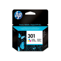 HP 301 Cartouche d'encre trois couleurs authentique (CH562EE) pour HP Envy 4505 et HP DeskJet 1050/1512/2548/3057A