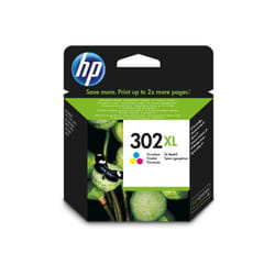 HP 302XL Cartouche d'encre trois couleurs grande capacité authentique (F6U67AE) pour HP DeskJet 2130/3630 et HP OfficeJet 3830
