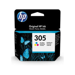 Cartouche d'encre hp 305 authentique tricolore (3YM60AE) pour hp DeskJet 2300/2710/2720/Plus4100, hp Envy 6000/Pro 6400