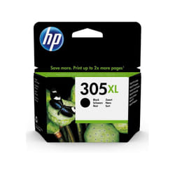Hp 305XL Cartouche d'encre noire grande capacité authentique (3YM62AE) pour DeskJet 2300/2710/2720/Plus4100, Envy 6000/Pro 6400