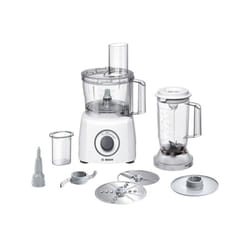 Bosch - Robot multifonctions MultiTalent3 - Blanc - 800 w - 2 vitesses et pulse - Bol mélangeur 2,3 l - Bol mixeur 1 l - 2 disque