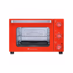 Le minifour électrique CONTINENTAL EDISON CEMF35R de couleur rouge a une capacité de 35 litres et une puissance de 1500W. Il  ...