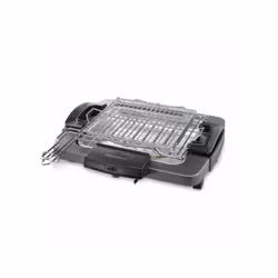 Barbecue Electrique - Grillade électrique DELONGHI BQ60.X - Double grille - 1 900 W - Plateau aluminium amovible