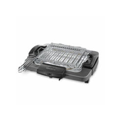Barbecue Electrique - Grillade  électrique DELONGHI BQ60.X - Double grille - 1 900 W - Plateau aluminium amovible