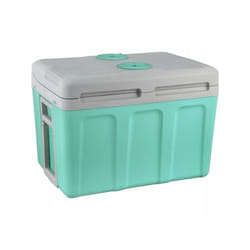 EZA - Glaciere thermoélectrique incasa 40L - Alimentation 12/220V - Vert - Idéale pour l'été en voiture
