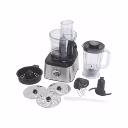 800W - Capacité : Bol, 2.1L, Blender, 1.5L - Vitesses : 2 - Fonction pulse - Couteaux en acier inoxydable - Inclus : Disque p ...
