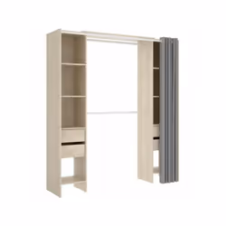 Le kit dressing extensible SUIT est un meuble de chambre contemporain et design en panneaux de particules mélaminés de 16 mm. ...