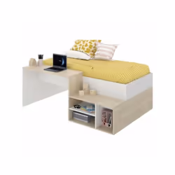 Le lit combiné enfant KRIC est la solution idéale pour optimiser l'espace dans la chambre de votre enfant. Avec son bureau ré ...