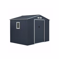 Cet abri de jardin en métal de la marque ARCHER offre une surface utile de 4,83m² avec une fenetre et 2 portes coulissantes i ...