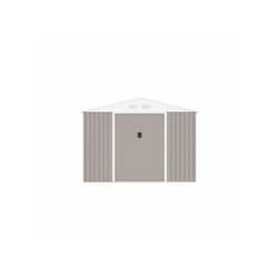 Abri de jardin en métal 5,29 m² - 277 x 191 x 202 cm - venus Kit d'ancrage inclus, 2 portes coulissantes, 1 fenetre latérale