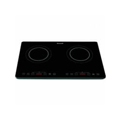 Plaque de Cuisson - Mobile Electrique Brandt Table induction 2 foyers 2000 Watts par foyer 10 positions de cuisson TI2SLIM1 noire