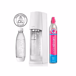 Machine a Soda Machine a soda et eau pétillante SODASTREAM - TERRA Blanche - 1 bouteille compatible lave-vaisselle - 1 rechar ...