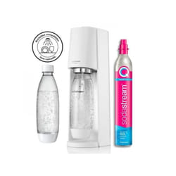 Machine a Soda Machine a soda et eau pétillante SODASTREAM - TERRA Blanche - 1 bouteille compatible lave-vaisselle - 1 recharge de gaz 60L
