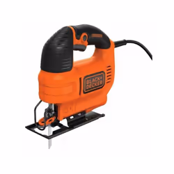 La scie sauteuse pendulaire filaire BLACK+DECKER KS701E-QS est un outil ergonomique et confortable a utiliser. Elle dispose d ...